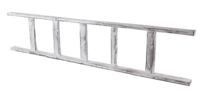 Holzleiter Altländer Art 165 cm Neu Shabby weiss Dekoleiter Badezimmerdeko Sprosse