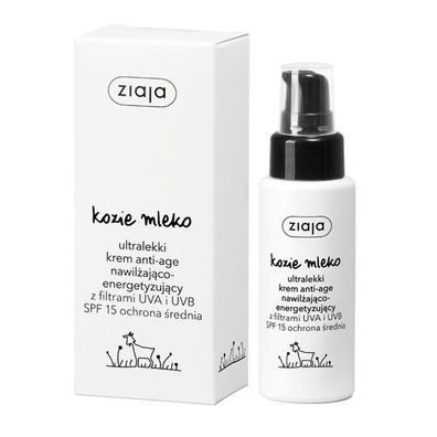 Ziaja Ziegenmilch Ultra-leichte Anti-Aging-Creme SPF 15, 50 ml