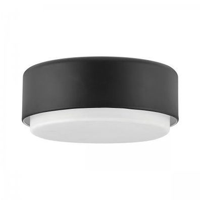 Elstead Lighting Cedric Flush Small Mount Deckenleuchte Schwarz