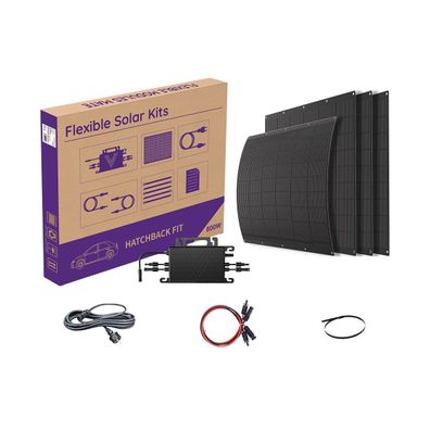 800W Balkon Photovoltaik Solar Komplettset mit Flex Modul und Microinverter