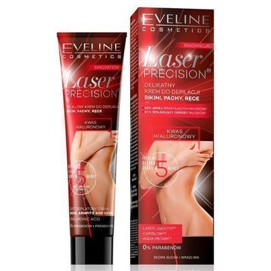 Eveline Praezisions-Enthaarungscreme fuer empfindliche Haut, 125ml