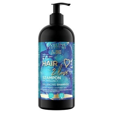 Eveline Cosmetics Haar 2 Liebe Balancierendes Shampoo, 400 ml