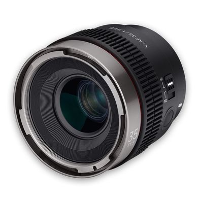 Samyang V-AF 35mm T1,9 FE Video-Objektiv für Sony E Kameraobjektiv Autofokus 8K