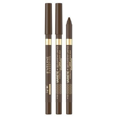 Eveline Kosmetik Variete Wasserfester Gel-Eyeliner 02 Braun