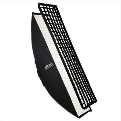 Walimex pro Essential Striplight Softbox 40x180cm Lichtformer 360° Grid Bowens