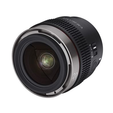 Samyang V-AF 20mm T1,9 FE Video-Objektiv für Sony E Kameraobjektiv Autofokus 8K