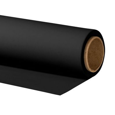 Walimex pro Hintergrundkarton 2,60x10m schwarz Fotohintergrund Backdrop Studio