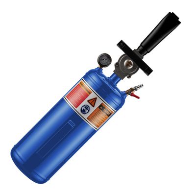 Wiltec Druckluft Reifenfüller 7l Reifen Booster Luftkanone Reifenschockfüller