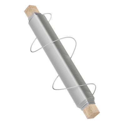 Wiltec Basteldraht silberfarben Bindedraht 0,7mm Wickeldraht 33m Garten Draht