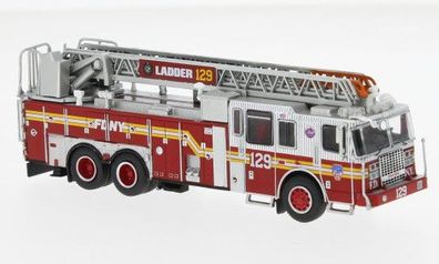Brekina PCX870688, Ferrara Ultra, Queens, Ladder 129, US Modell 1:87 (H0)