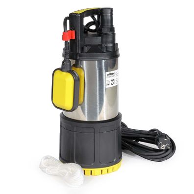 Wiltec Tauchpumpe 1000W Schwimmerschalter Brunnenpumpe Pumpe Tiefbrunnenpumpe