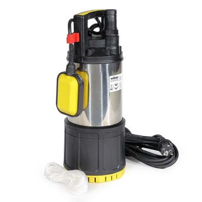 Wiltec Tauchpumpe 1200W Schwimmerschalter Brunnenpumpe Pumpe Tiefbrunnenpumpe