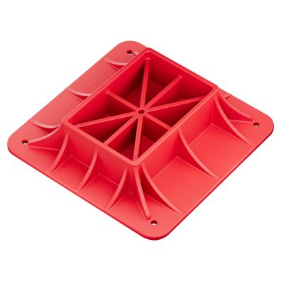 Wiltec Farm Jack Offroad Stützplatte Wagenheber 27,8x27,8x7cm Allzweckheber