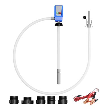 Wiltec Transferpumpe batteriebetrieben Kraftstoffförderpumpe 12V Förderpumpe LED