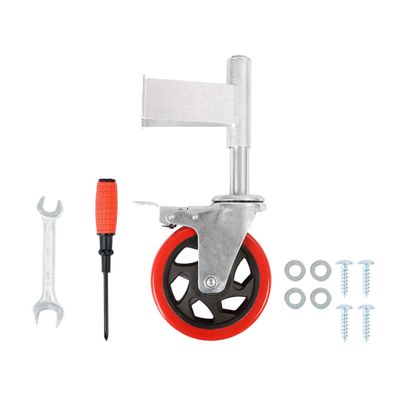 Wiltec Torrolle bis 150kg Bremse Schiebetorrolle Stahl Laufrolle Schiebetor