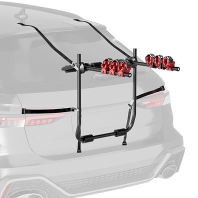 Wiltec Kofferraum Fahrradträger 3 Fahrräder Heckfahrradträger Fahrradheckträger