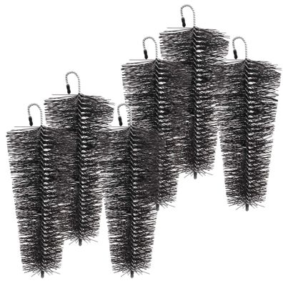 XPOtool 6x konische Fallrohr Bürste Ø8-12cm 25cm Laubschutz Schutzbürste Marder