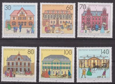 BRD 1991 postfrisch MiNr. 1563-1568 Historische Posthäuser in Deutschland