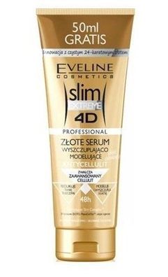 Eveline Slim Extreme 4D Gold-Serum zur Koerpermodellierung, 250 ml