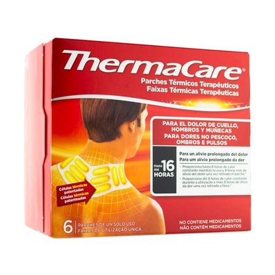 Thermacare Therapeutic Heat Patch - 6 Patches - For Neck, Shoulder & Wrist Pain