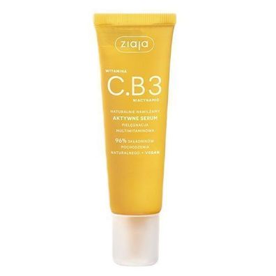 Ziaja Vitamin C. B3 Aktivserum 30ml - Intensives Antioxidans fuer straffere und st