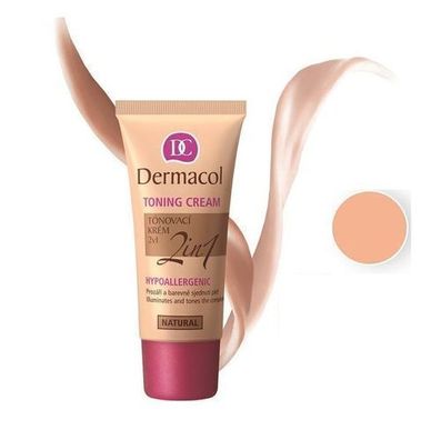 Dermacol Feuchtigkeitscreme und Gesichtsgrundierung Natural, 30ml
