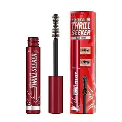 Rimmel Extra Volumen- & Verlaengerungs-Mascara 002 Black Brown, 8ml
