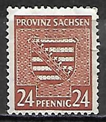 Alliierte Besetzung sowjet. Zone Provinz Sachsen postfrisch Michel-Nummer 82X