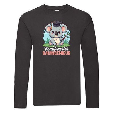 Koalifizierter Bauingenieur | Ingenieur v2 Long Sleeve Schwarz