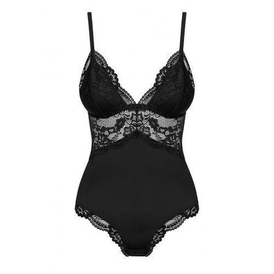 Verfuehrerischer Spitzenbody Schwarz L/XL - Obsessive 810-TED-1