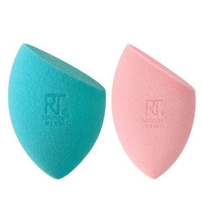 Real Techniques Mattifying Make-up Schwaemme Duo-Set, 2-teilig - Fuer ein makellos