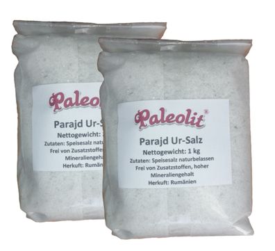 2x1kg Parajd Speisesalz Ur Salz naturbelassen unbehandelt Parajdi-Salz