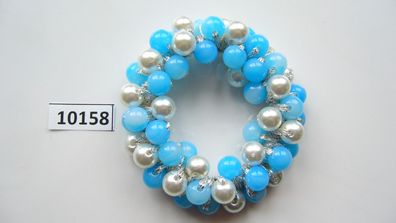 Haargummi Haarschmuck Haarband aus Perlen für Damen Mädchen (Art. Nr. 10158)