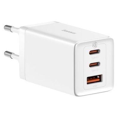 Baseus GaN5 Pro 65W Schnellladegeraet, USB-C & USB-A Ports, inkl. 100W USB-C Kabe