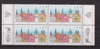 BRD 1997 postfrisch Vierer Block MiNr. 1910 1100 Jahre Straubing