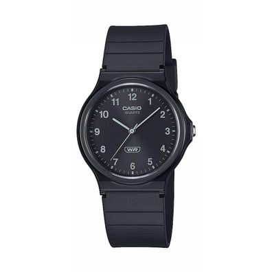 Casio Damen Uhr MQ-24B-1BEF Quarz, Resin, Schwarz, Analog