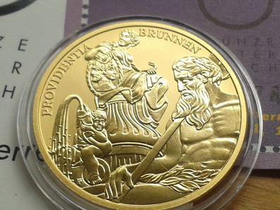 Original 100 euro 2002 Österreich Bildhauerei 16,2g Gold 986er Dukatengold