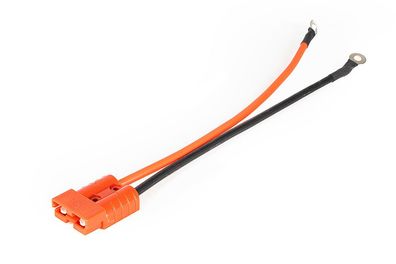Stecker Anschlusskabel Big Red zu Ringösen Adapter 8AWG 50A Boot Außenboarder