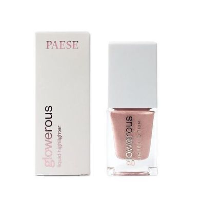 Paese Fluessiger Highlighter Sparkle Rose fuer Gesicht & Koerper, 16 ml
