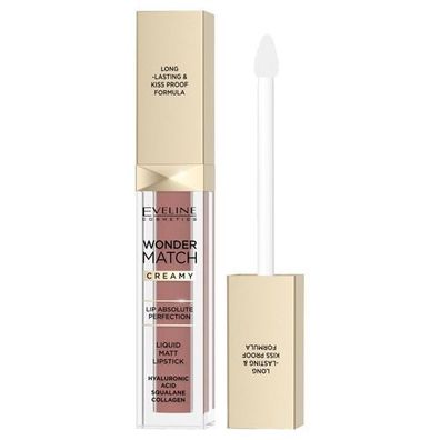 Eveline Cosmetics Fluessig-Matt-Lippenstift Dream Nude 09, 6,8 ml - Langanhaltend