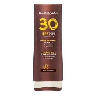 Dermacol Wasserfeste Sonnenlotion SPF30, 200 ml - Zuverlaessiger UV-Schutz und Pf