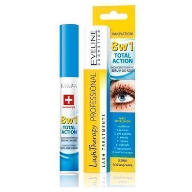 Eveline Lash Therapy Profi 8in1 Intensivserum, 80ml Gesamtinhalt (10x8ml) - Wimp