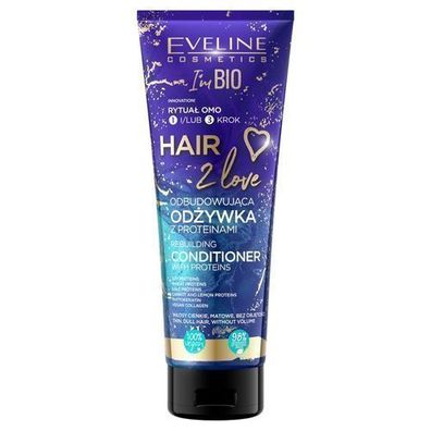 Eveline Cosmetics Hair 2 Love Reparierende Proteinspuelung, 250ml