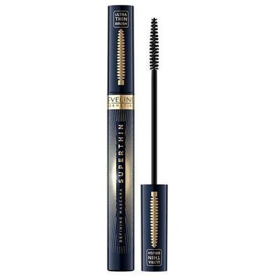 Eveline Kosmetik Hochpräzisions-Wimperntusche mit ultrafeiner Bürste, 6 ml