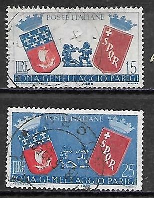 Italien gestempelt Michel-Nummer 1034-1035