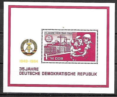 DDR postfrisch Block 78