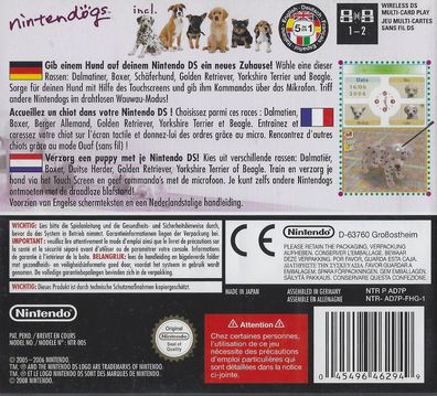Nintendogs Dalmatiner & Freunde Lila Nintendo DS DSi 3DS 2DS NDSL