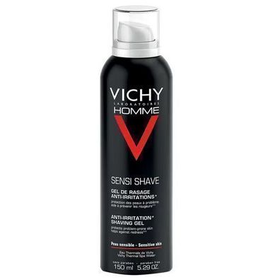 Vichy Homme Rasiergel, Beruhigend und Irritationsmindernd, 150 ml