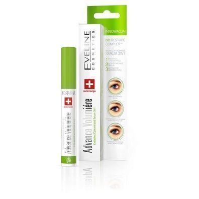 Eveline Kosmetik Fortschrittliche Volumiere 3in1 Wimpernserum, 10 ml