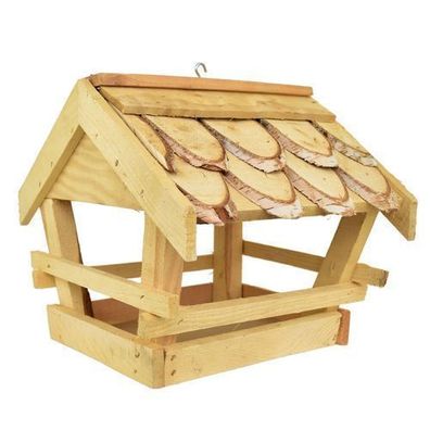 Vogelfutterhaus aus Birke 25x30x26 cm